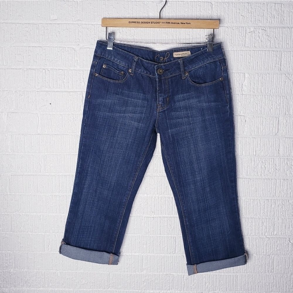 Chip and Pepper crop jeans cut off raw hem size 7 - Picture 4 of 11